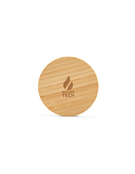 Kepler caricatore wireless in bamboo da 15W. Porta USB-C