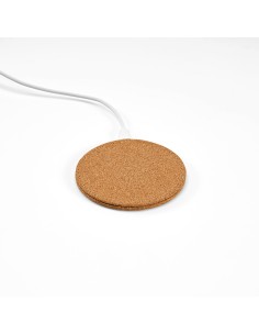 Caricatore wireless Descartes in sughero da 15W