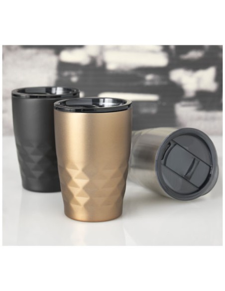 Bicchiere termico con isolamento sottovuoto Geo da 350 ml
