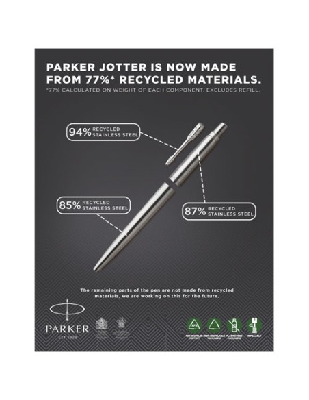 Parker penna a sfera Jotter (inchiostro nero)