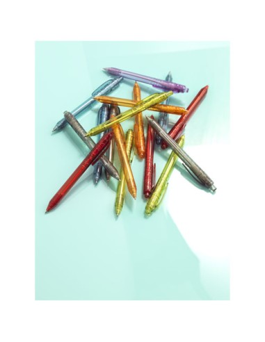 Penna a sfera in PET riciclato Vancouver (inchiostro nero)