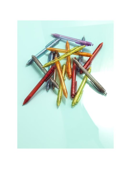 Penna a sfera in PET riciclato Vancouver (inchiostro nero)