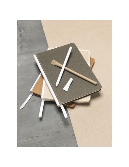 Penna a sfera in carta riciclata Asilah (inchiostro blu)