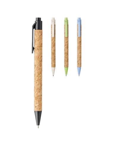 Penna a sfera in sughero e paglia di grano Midar (inchiostro nero)