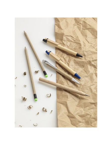 Penna a sfera in carta riciclata Tiflet (inchiostro nero)