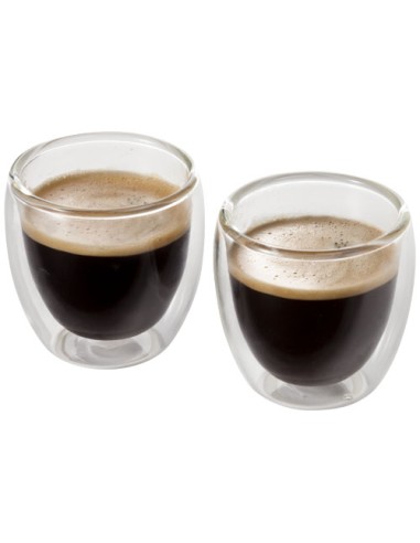 Set da 2 tazze in vetro per espresso Boda