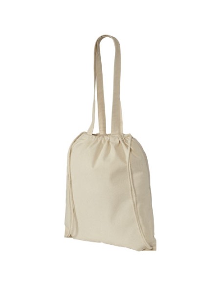 Zaino con cordoncino Eliza in cotone da 240 g/m² - 6L