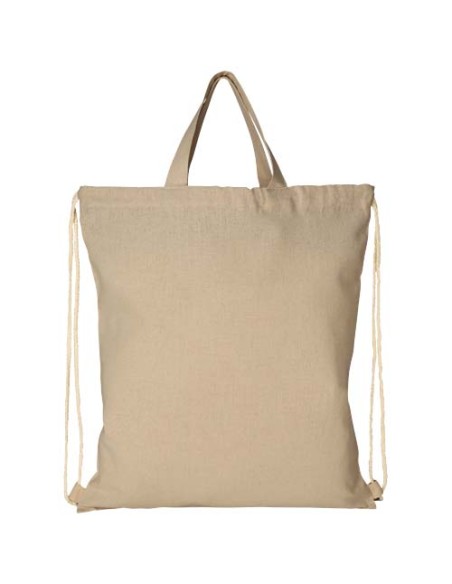 Zaino con cordoncino Pheebs in tessuto riciclato, 210 g/m² - 6L