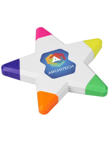 Evidenziatore a forma di stella Solvig