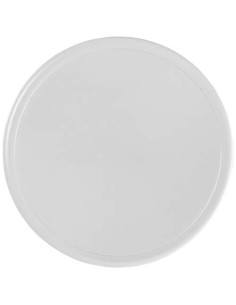 Sottobicchiere Ellison in plastica di forma rotonda con inserto di carta