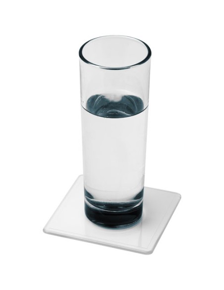 Sottobicchiere Renzo in plastica di forma quadrata