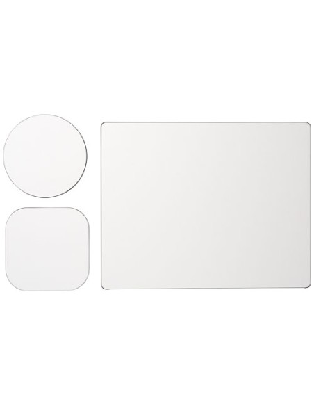 Set Brite-Mat® 1 con tappetino per mouse e sottobicchieri
