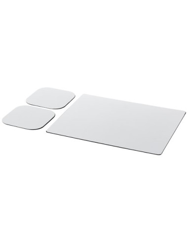 Set Brite-Mat® 3 con tappetino per mouse e sottobicchieri