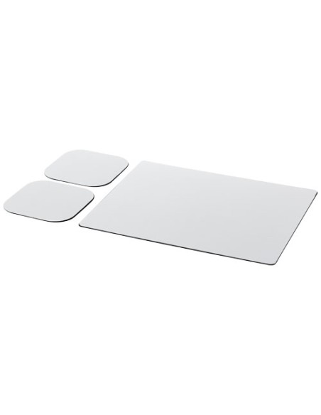 Set Brite-Mat® 3 con tappetino per mouse e sottobicchieri