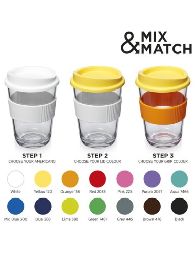 Bicchiere Americano® Cortado da 300 ml con impugnatura