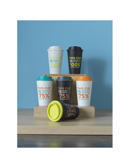 Tazza termica Americano® Eco da 350 ml in plastica riciclata