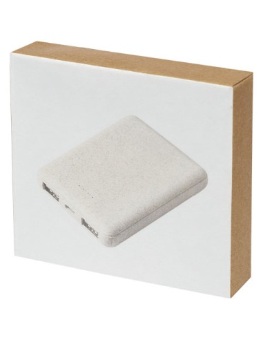 Power bank Asama da 5000 mAh realizzata con paglia di grano