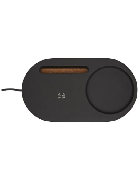 Organizer da scrivania Klip con stazione di ricarica da 5 W