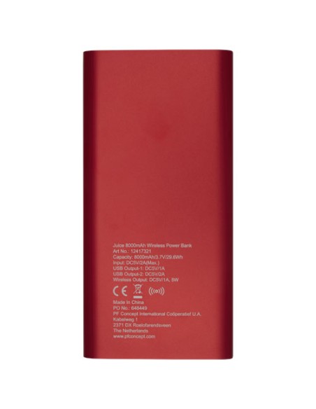 Power bank wireless da 8.000 mAh Juice