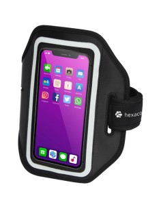 Bracciale Haile per smartphone riflettente con cover trasparente