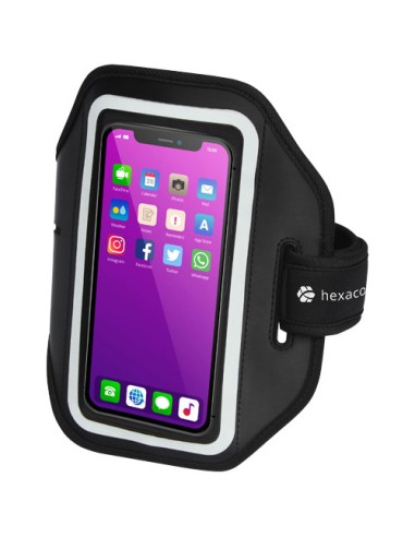 Bracciale Haile per smartphone riflettente con cover trasparente