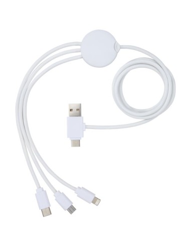 Cavo di ricarica 5 in 1 con additivo antibatterico Pure