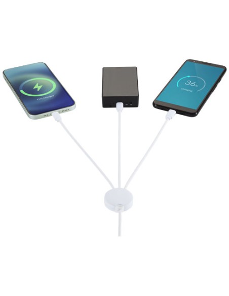 Cavo di ricarica 5 in 1 con additivo antibatterico Pure