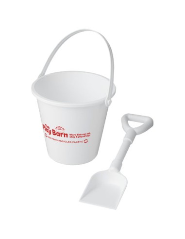 Secchiello e paletta in plastica riciclata Tides