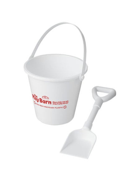 Secchiello e paletta in plastica riciclata Tides