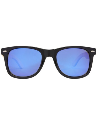 Occhiali da sole Taiyō con lenti polarizzate a specchio in rPET/bambù con confezione regalo