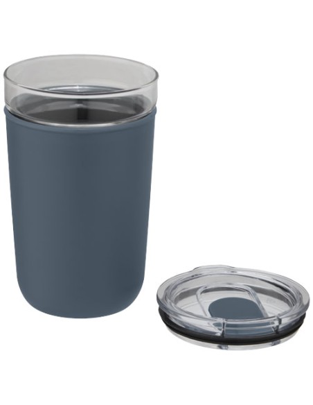 Bicchiere Bello da 420 ml in vetro con parete esterna in plastica riciclata