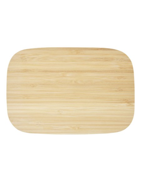 Contenitore per pranzo Tite in acciaio inossidabile con coperchio in bambù da 700 ml