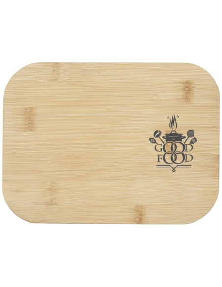 Contenitore per pranzo Roby di vetro con coperchio in bambù da 1000 ml