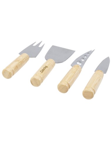 Set per formaggio Cheds da 4 pezzi in bambù