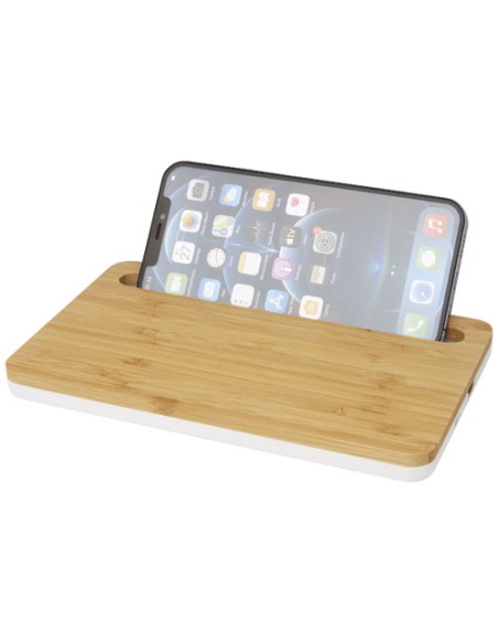 Caricabatterie wireless da 10 W in bambù Medake