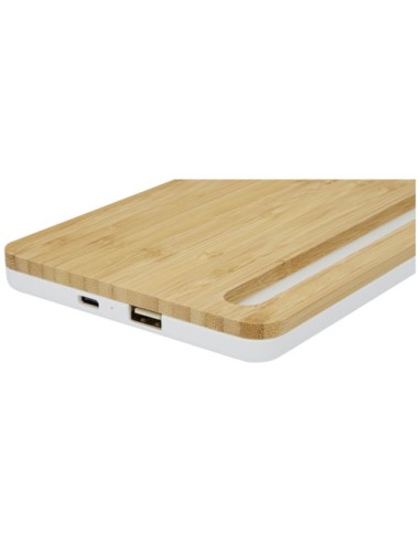 Caricabatterie wireless da 10 W in bambù Medake