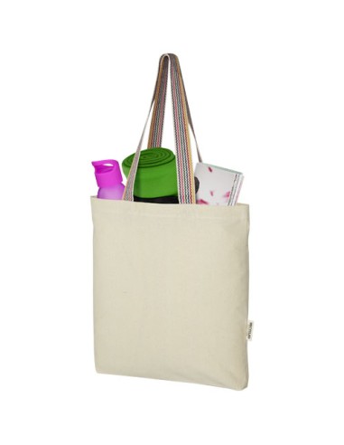 Tote bag in cotone riciclato da 180 g/m² Rainbow - 5L