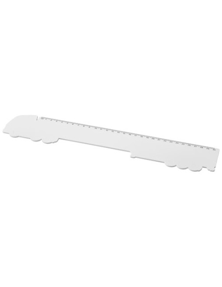 Righello da 30 cm in plastica riciclata a forma di camion Tait