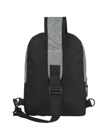 Zaino monospalla bicolore in materiale riciclato certificato GRS Reclaim 3.5L