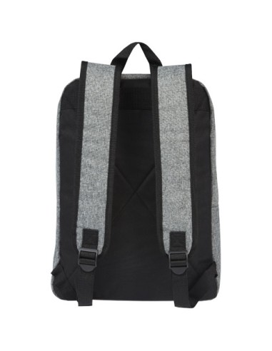 Zaino bicolore per portatile da 15" in materiale riciclato certificato GRS Reclaim 14L