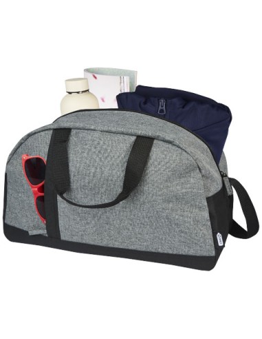 Borsone sportivo bicolore in materiale riciclato certificato GRS Reclaim 21L