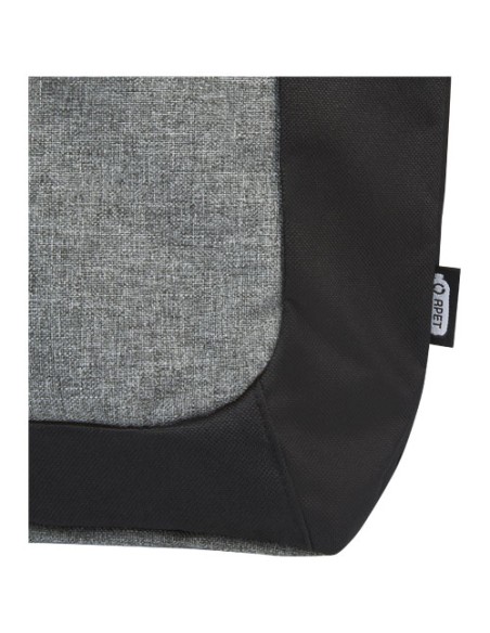Tote bag bicolore con zip in materiale riciclato certificato GRS Reclaim 15L