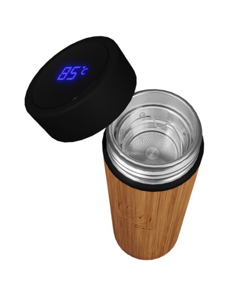 Borraccia termica SCX.design D11 da 500 ml in bambù