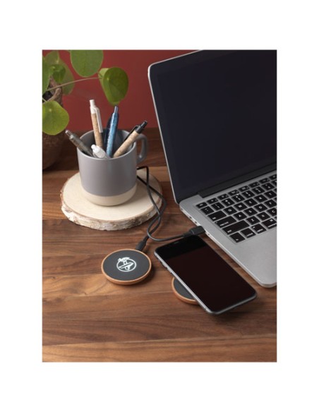 Stazione di ricarica wireless in legno SCX.design W13 da 10 W