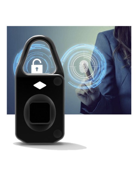 Lucchetto SCX.design T10 con impronte digitali