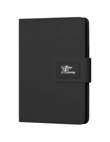 Blocco note con power bank luminoso SCX.design O16 in formato A5