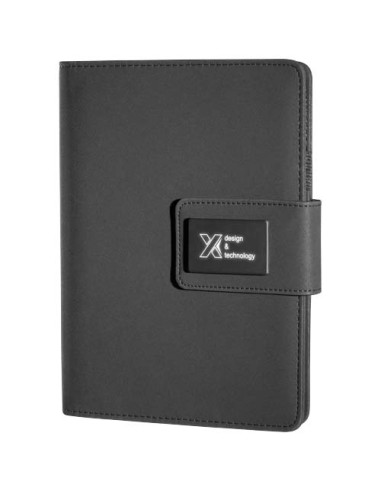 Blocco note con power bank luminoso SCX.design O16 in formato A5