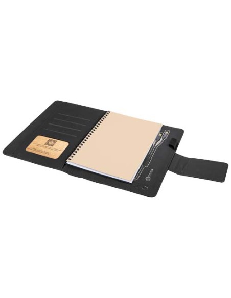 Blocco note con power bank luminoso SCX.design O16 in formato A5