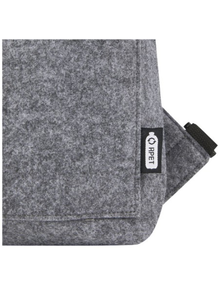 Borsa per bicicletta con chiusura arrotolabile in feltro riciclato GRS Felta - 13L