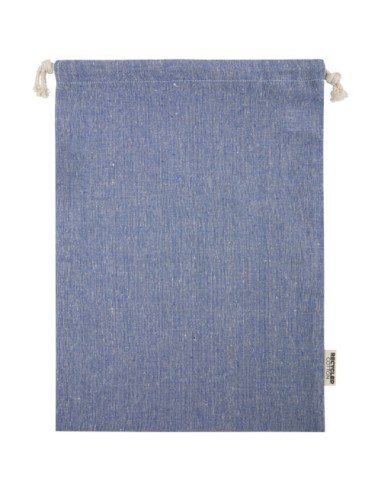 Sacchetto per confezione regalo grande in cotone riciclato 150 g/m² certificato GRS Pheebs - 4L